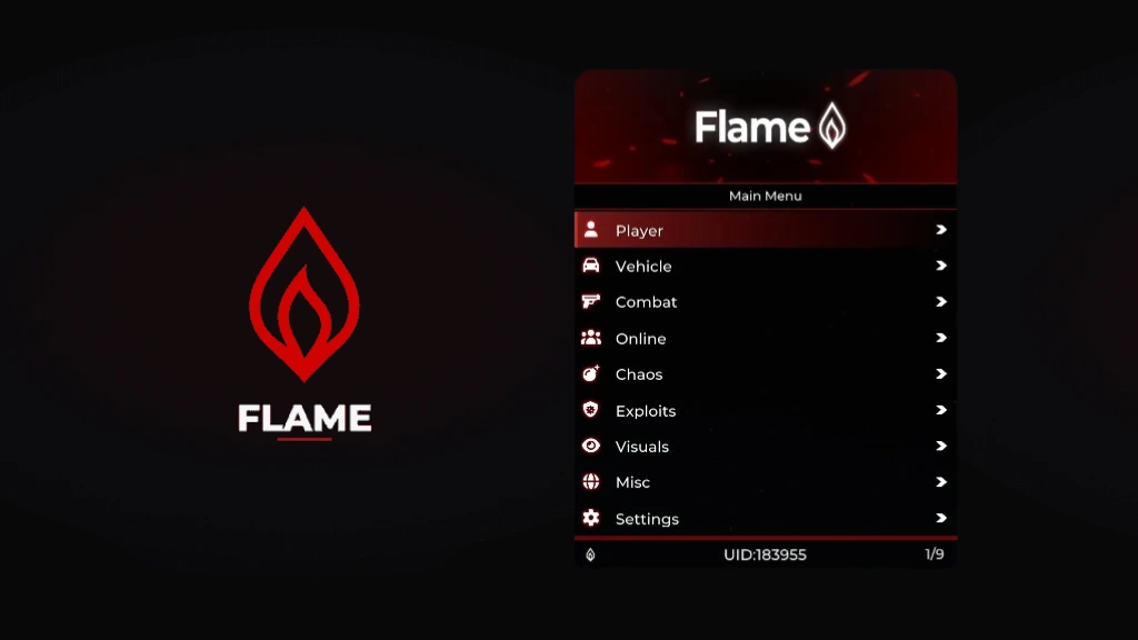 Flame Lua Menu